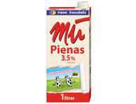 UAT pienas MŪ, 3,5 % rieb., 1 l