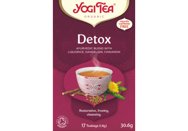 Ekologiška ajurvedinė arbata YOGI (DETOX), 17 vnt.