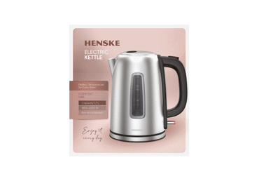 Elektrinis virdulys HENSKE, 1,7 l KES4156-GS - 1