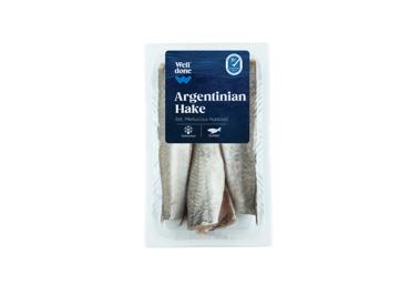 Atšildyta jūrinė lydeka WELL DONE, skrosta, be galvos, 1 kg