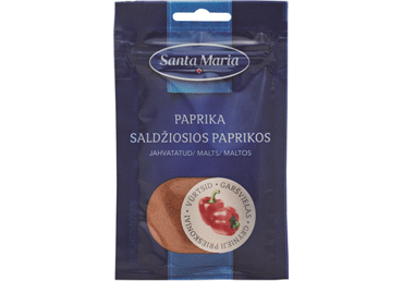 Maltos saldžiosios paprikos SANTA MARIA, 22 g