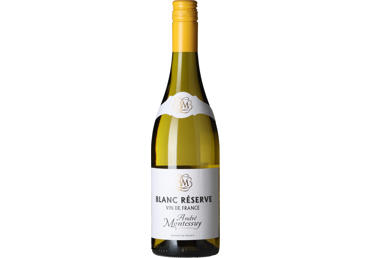 Baltasis sausas vynas ANDRE MONTESSUY Reserve, 12 %