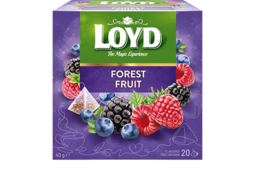 Vaisinė arbata LOYD, miško uogų skonio, 40 g