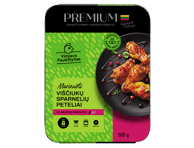 Viščiukų sparnelių peteliai PREMIUM bruknių marinate, 500 g