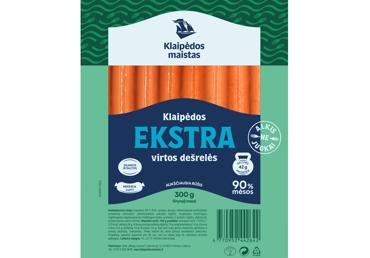 Virtos KLAIPĖDOS EKSTRA dešrelės, a. r., 300 g