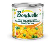 Konservuoti kukurūzai BONDUELLE su žirneliais, 150 g