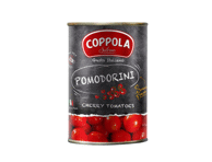 Vyšniniai pomidorai COPPOLA (POMODORINI) savo sultyse, 400 g