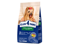 Club 4 Paws Premium visavertis sausas pašaras mažų veislių suaugusiems šunims su antiena, 2 kg