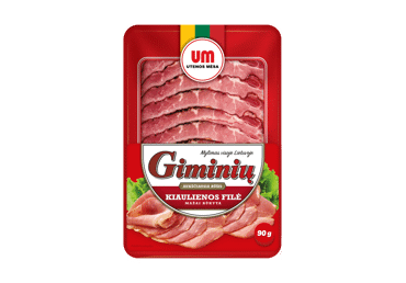 Mažai rūkyta GIMINIŲ kiaulienos filė, a. r., 90 g