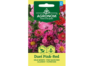 Gėlių mišinys DUET PINK RED,  AGRONOM