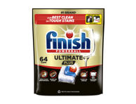 Indaplovių indų ploviklio kapsulės Finish Ultimate Plus Fresh, gaivaus kvapo, 64 vnt.