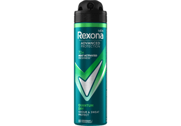 Vyriškas purškiamasis dezodorantas REXONA QUANTUM DRY, 150 ml