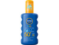 Apsauginis purškiamas losjonas vaikams nuo saulės SPF50+ NIVEA SUN KIDS PROTECT & CARE, 200 ml