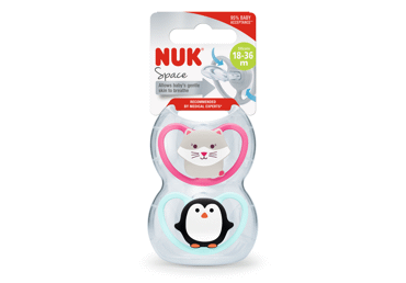 Čiulptukas NUK SPACE 3SI, 2 vnt. - 2