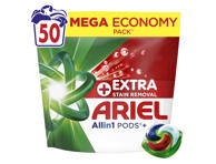 Skalbimo kapsulės ARIEL Extra Stain Removal, 50 skalbimų