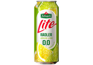Nealkoholinis alus KALNAPILIS LITE LEMON-LIME, 500 ml