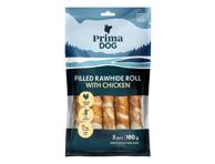 PrimaDog Įdarytas apdorotas odos suktinis su vištiena 13 cm 5vnt 180 g