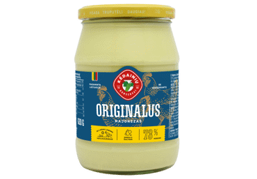 LIETUVIŠKAS ORIGINALUS majonezas su tryniais, 73 % rieb., 620 g