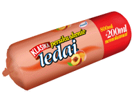Grietininiai ledai KLASIKA, persikų skonio, 500 g
