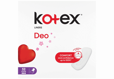 Higieniniai įklotai KOTEX DEO SUPER, 52 vnt