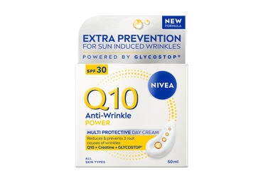 Dieninis veido kremas NIVEA Q10 SPF30, 50 ml