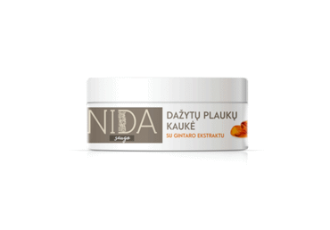 Dažytų plaukų kaukė NIDA su gintaro ektraktais, 200 ml