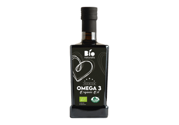Ekologiškas rapsų ir linų sėmenų aliejus BIONATURALIS OMEGA3, 500 ml