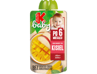 Obuolių, mangų desertas su vitaminu C, Kubuš baby, 100g