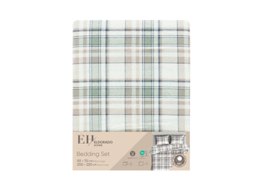 Flanelinės patalynės komplektas ELDORADO HOME, 200 × 220 cm + 2 × 50 × 70 cm - 2