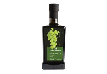 Nerafinuotas vynuogių kauliukų aliejus NATURALISIMO, 500 ml