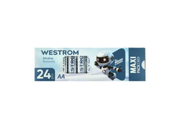Elementai WESTROM LR6, AA, 24 vnt., 24 vnt.