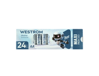 Elementai WESTROM LR6, AA, 24 vnt., 24 vnt.