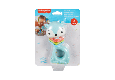 Barškutis FISHER PRICE LINKSMIEJI GYVŪNĖLIAI, 1 vnt. - 2