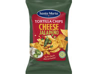 Kukurūzų traškučiai SANTA MARIA TEX MEX su Chalapos paprik., 185 g