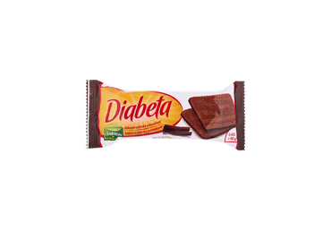 Kakaviniai sausainiai DIABETA su fruktoze, 90 g