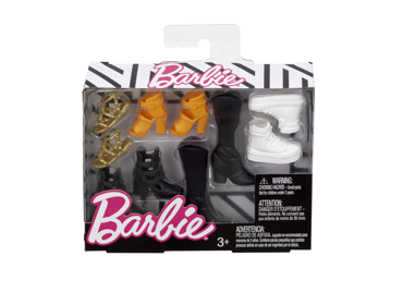 Lėlės bateliai BARBIE, 1 vnt. - 2