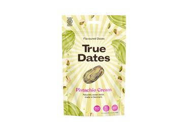 Džiovintos datulės TRUE DATES, pistacijų skonio, 100 g