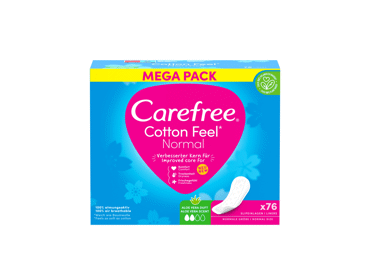 Higieniniai įklotai CAREFREE ALOE, 76 vnt.
