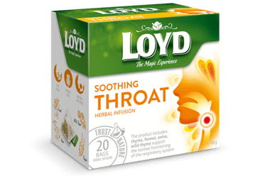 Vaistažolių arbata LOYD SOOTHING THROAT, 40 g