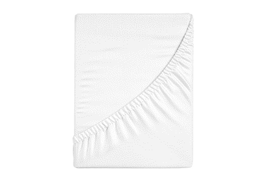 Satininė paklodė su guma ELDORADO HOME, balta, 140x200+30 cm - 2