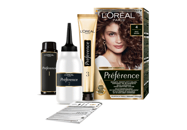 L'Oreal Paris Preference ilgalaikiai plaukų dažai, 4.0 - 2