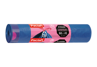 Užrišamieji šiukšlių maišai PREMIUM (60 l, 10 vnt.), 1 vnt.