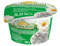 Varškė FARM MILK grūdeliais, 5 % rieb., 200 g