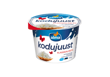 Grūdėtoji varškė ALMA, 5 % rieb. s. m., 200 g