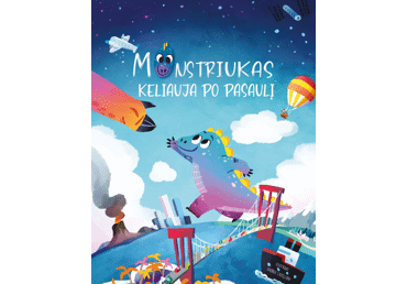 Knyga MONSTRIUKAS KELIAUJA PO PASAULĮ, 1 vnt.