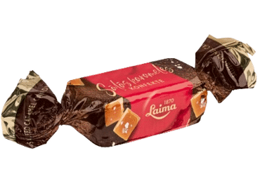 Šokoladiniai saldainiai LAIMA su sūria karamele, 1 kg