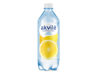 Lengvai gazuotas stalo vanduo su citrinų aromatu AKVILĖ, 600 ml