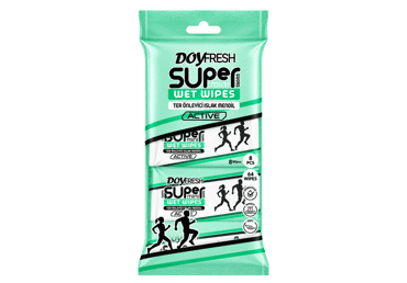 Drėgnos servetėlės Doyfresh Mini antiperspirantas, 8 x 8 vnt.