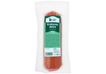 Karštai rūkyta KROKUVOS dešra KLAIPĖDOS MAISTAS, I r., 400 g