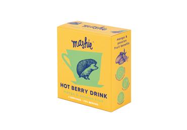 Uogų tyrė arbatai MASHIE su mangais ir pasiflorais, 180 g